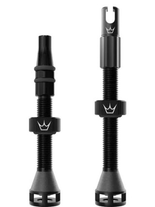 PEATY'S BEZDUŠOVÉ VENTILKY HOLESHOT FAST FLOW - MX BLACK (PTV-HFF-MX-BLK-12)