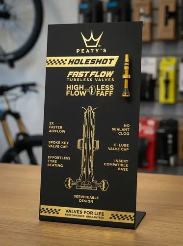 PEATY'S POS STOJAN NA PULT HOLESHOT FAST FLOW INC. X1 GOLD VALVE (PTV-HFF-POS)