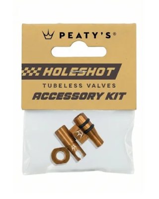 PEATY'S PŘÍSLUŠENSTVÍ K BEZDUŠOVÝM VENTILKŮM HOLESHOT FAST FLOW BOURBON (PTV-HFF-ACCS-BRB-12)