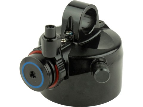 REAR SHOCK EYELET ASSEMBLY - (INCLUDES EYELET, AIR VALVE AND CAP, CONTROLS, S HAFT O-RINGS) - DELUXE RLR (A1-B1), DELU