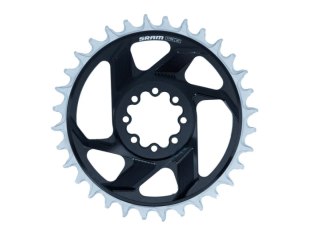 SRAM Kettenblatt T-Type XX DH 36T, direct mount, schwarz 7-fach, 6mm Offset