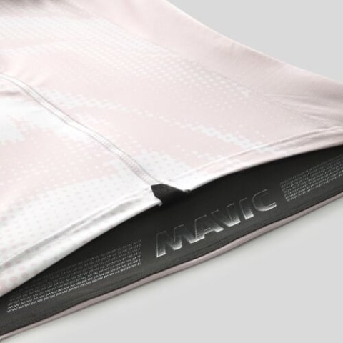 MAVIC DAMSKA KOSZULKA Z KRÓTKIM RĘKAWEM AKSIUM GRAPHIC ROSE / WHITE (T000678)