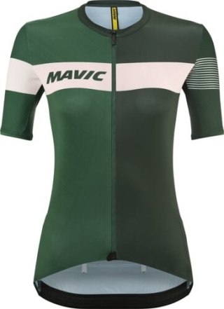 MAVIC DAMSKA KOSZULKA Z KRÓTKIM RĘKAWEM KSYRIUM PRO FOREST GREEN (T000680)