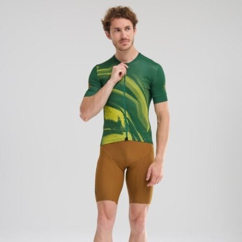 MAVIC MĘSKA KOSZULKA Z KRÓTKIM RĘKAWEM AKSIUM GRAPHIC WHITE LIME/EDEN GREEN (T000667)