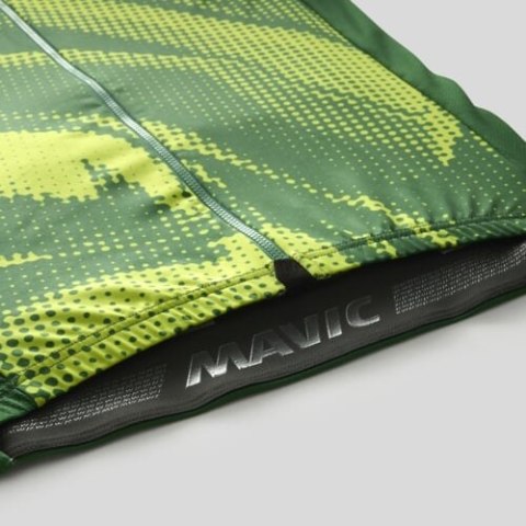 MAVIC MĘSKA KOSZULKA Z KRÓTKIM RĘKAWEM AKSIUM GRAPHIC WHITE LIME/EDEN GREEN (T000667)