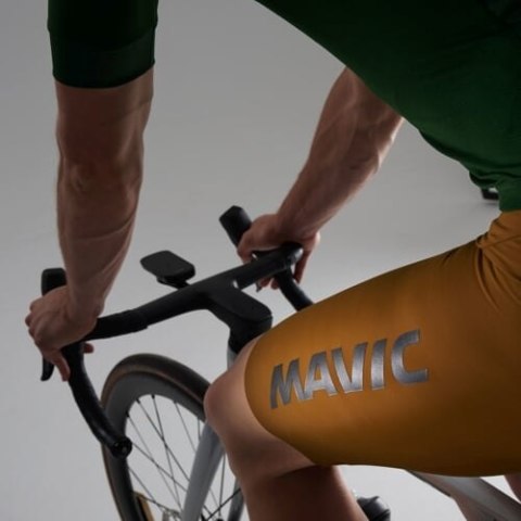 MAVIC MĘSKIE SPODENKI Z WKŁADKĄ KSYRIUM RUST (T000704)
