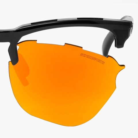 Okulary SCICON GRAVEL Black Gloss - SCNPP Multilaser Red