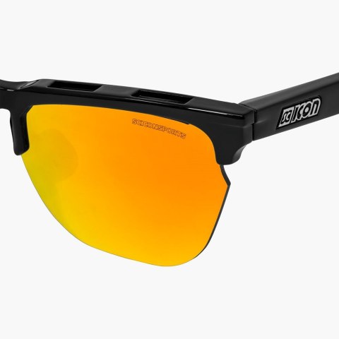 Okulary SCICON GRAVEL Black Gloss - SCNPP Multilaser Red
