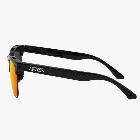 Okulary SCICON GRAVEL Black Gloss - SCNPP Multilaser Red