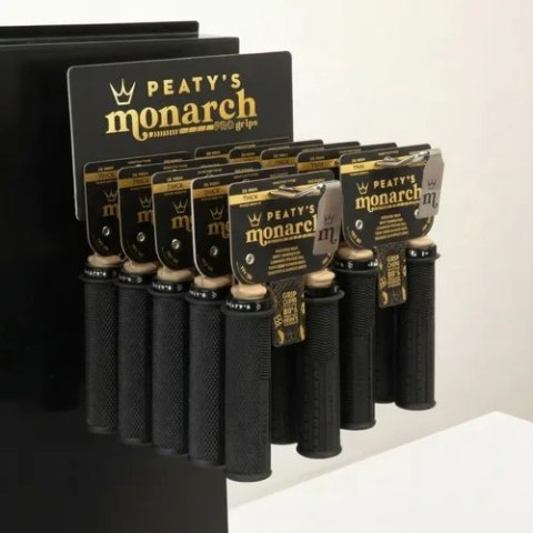 PEATY'S MONARCH PRO GRIPS POS DISPLAY - SLAT WALL (POS-GRP-MON-PRO)