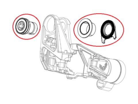 SRAM Przerzutka Schrauben-Kit XXSL T-Type