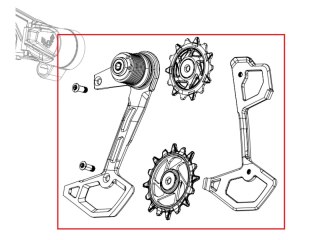 SRAM SRAM Przerzutka Käfig-Kit X0 T-Type