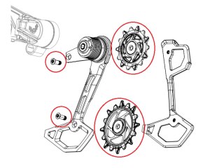 SRAM Schaltrollen-Set XXSL T-Type