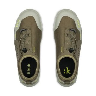 FIZIK BUTY TERRA ERGOLACE FLAT 2.0 FOREST GREEN - CARAMEL (TEF2EMR1V5E86)