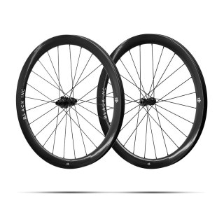Komplet kół gravel BLACK INC FORTY SIX Clincher Disc Brake (XDR) wys. stożka 46 mm, k. Silver Label