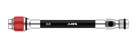 LEZYNE ABS FLEX HOSE WITH Clik™ CHUCK BLACK / RED (1-RP-HOSE-V1CLK)