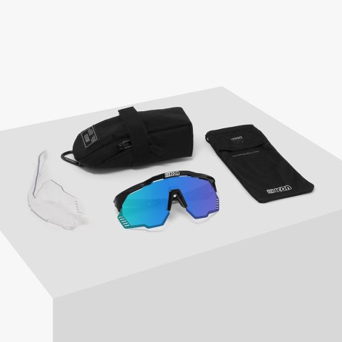 Okulary SCICON AEROSHADE KUNKEN Crystal Gloss- SCNPP Multimirror Silver Racing Edition