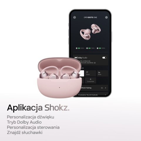 Słuchawki Shokz OpenDots One Pink