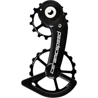 Wózek Przerzutki CeramicSpeed OSPW SRAM Rival AXS Alt Czarny Coated