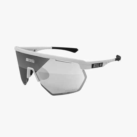 Okulary SCICON AEROWING White Gloss - SCNPP Photocromic Silver