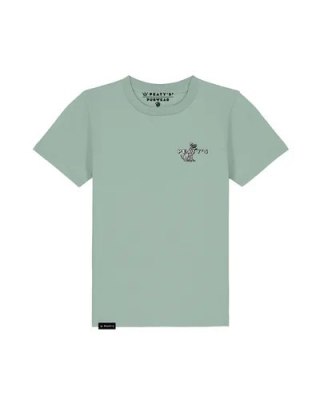 PEATY'S DZIECIĘCA KOSZULKA Z KRÓTKIM RĘKAWEM - SUPERDOG / ALOE (PKW-26-TEE-SUP-ALO)