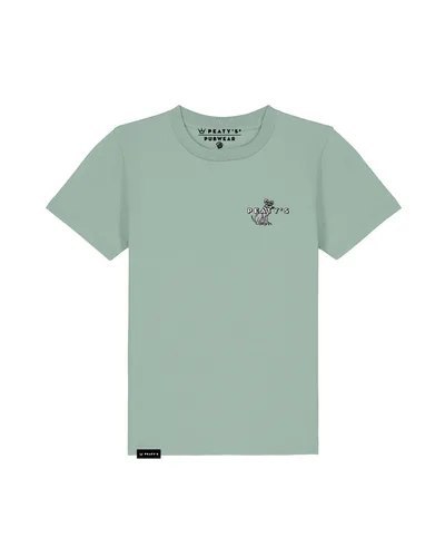 PEATY'S DZIECIĘCA KOSZULKA Z KRÓTKIM RĘKAWEM - SUPERDOG / ALOE (PKW-26-TEE-SUP-ALO)