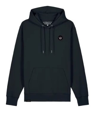 PEATY'S PUBWEAR BLUZA Z KAPTUREM - CROWN / BLACK (PPW-26-HDY-CRWN-BLK)