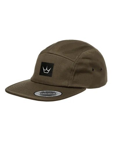 PEATY'S PUBWEAR CZAPKA Z DASZKIEM 5 PANEL CAP - CROWN - OLIVE (PPW-26-5PNL-CRWN-OLV)