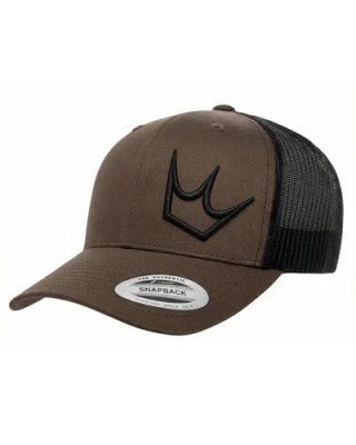 PEATY'S PUBWEAR CZAPKA Z DASZKIEM TRUCKER CAP - CROWN - BROWN/BLACK (PPW-26-TRUC-CRWN-BR/BK)