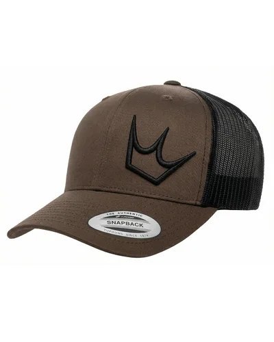 PEATY'S PUBWEAR CZAPKA Z DASZKIEM TRUCKER CAP - CROWN - BROWN/BLACK (PPW-26-TRUC-CRWN-BR/BK)