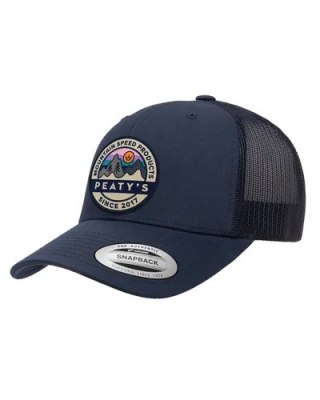 PEATY'S PUBWEAR CZAPKA Z DASZKIEM TRUCKER CAP - PLAYGROUND - NAVY (PPW-26-TRUC-PLAY-NVY)