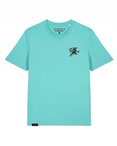 PEATY'S PUBWEAR KOSZULKA Z KRÓTKIM RĘKAWEM - DESCEND / POOL BLUE (PPW-26-TEE-DSND-BLU)
