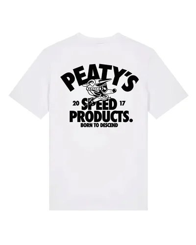 PEATY'S PUBWEAR KOSZULKA Z KRÓTKIM RĘKAWEM - DESCEND / WHITE (PPW-26-TEE-DSND-WHT)