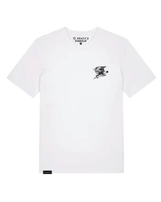 PEATY'S PUBWEAR KOSZULKA Z KRÓTKIM RĘKAWEM - DESCEND / WHITE (PPW-26-TEE-DSND-WHT)
