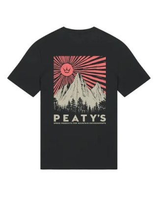PEATY'S PUBWEAR KOSZULKA Z KRÓTKIM RĘKAWEM - MOUNTAIN / BLACK (PPW-26-TEE-MTN-BLK)