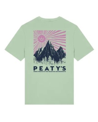 PEATY'S PUBWEAR KOSZULKA Z KRÓTKIM RĘKAWEM - MOUNTAIN / MISTY JADE (PPW-26-TEE-MTN-JDE)