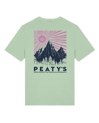 PEATY'S PUBWEAR KOSZULKA Z KRÓTKIM RĘKAWEM - MOUNTAIN / MISTY JADE (PPW-26-TEE-MTN-JDE)