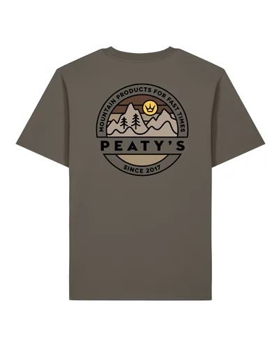 PEATY'S PUBWEAR KOSZULKA Z KRÓTKIM RĘKAWEM - PLAYGROUND / MOCHA (PPW-26-TEE-PLAY-MOC)