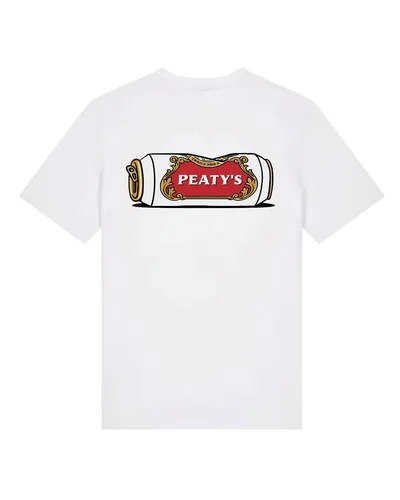 PEATY'S PUBWEAR KOSZULKA Z KRÓTKIM RĘKAWEM - RACE FUEL / WHITE (PPW-26-TEE-FUEL-WHT)