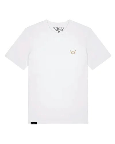 PEATY'S PUBWEAR KOSZULKA Z KRÓTKIM RĘKAWEM - RACE FUEL / WHITE (PPW-26-TEE-FUEL-WHT)