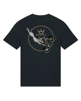 PEATY'S PUBWEAR KOSZULKA Z KRÓTKIM RĘKAWEM - SUPERDOG / BLACK (PPW-26-TEE-SUP-BLK)