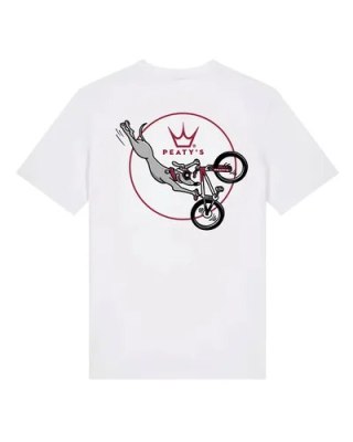 PEATY'S PUBWEAR KOSZULKA Z KRÓTKIM RĘKAWEM - SUPERDOG / WHITE (PPW-26-TEE-SUP-WHT)