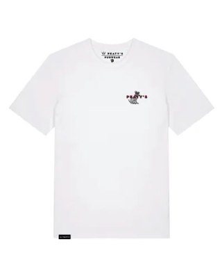 PEATY'S PUBWEAR KOSZULKA Z KRÓTKIM RĘKAWEM - SUPERDOG / WHITE (PPW-26-TEE-SUP-WHT)