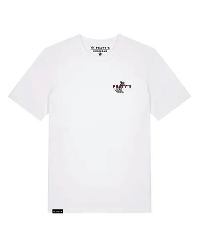 PEATY'S PUBWEAR KOSZULKA Z KRÓTKIM RĘKAWEM - SUPERDOG / WHITE (PPW-26-TEE-SUP-WHT)