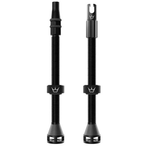PEATY'S WENTYL TUBELESSS HOLESHOT FAST FLOW 80MM BLACK (PTV-HFF-80-BLK-12)