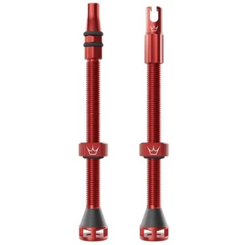 PEATY'S WENTYL TUBELESSS HOLESHOT FAST FLOW 80MM RED (PTV-HFF-80-RED-12)