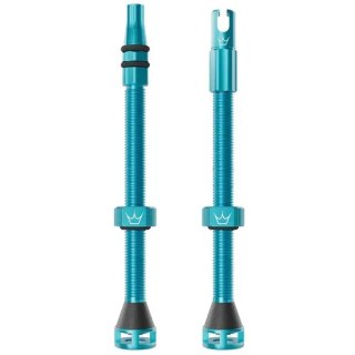 PEATY'S WENTYL TUBELESSS HOLESHOT FAST FLOW 80MM TURQUOISE (PTV-HFF-80-TRQ-12)