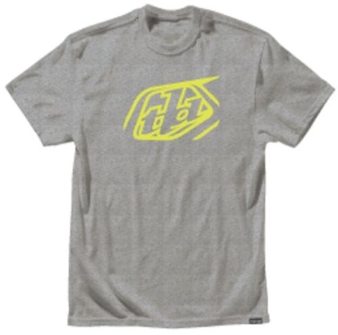 TLD T-SHIRT DZIECIĘCY Z KRÓTKIM RĘKAWEM CROPPED BADGE ASH HEATHER (72411702)