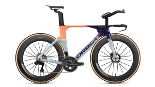 Orbea rower triathlonowy ORDU M10I LTD PWR UCI XS Silver - Tanzanite - Orange