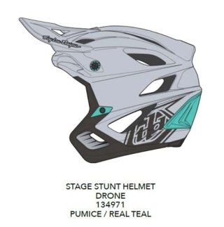 TLD KASK STAGE STUNT MIPS DRONE PUMICE / REAL TEAL (13497101)